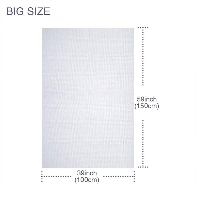 Caydo 60 by 39-Inch 18 Count Classic Reserve Aida Cloth Big Size White Cross Stitch Cloth Fabric - Image 2